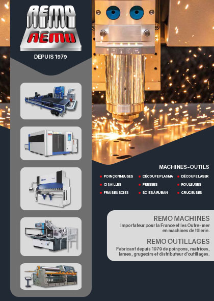 Brochure REMO, machines-outils et outillages