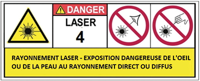 Système de soudage laser fibre de classe 4