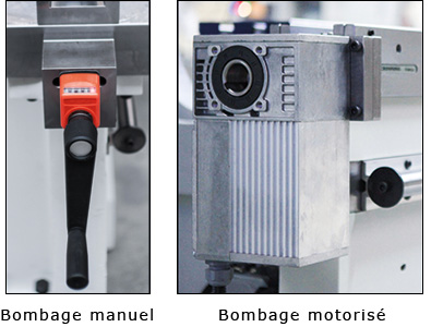 Bombage manuel et motorisé