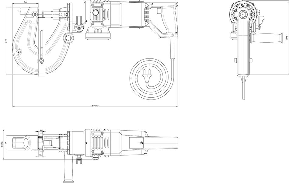 Poinçonneuse portative PG 22 120