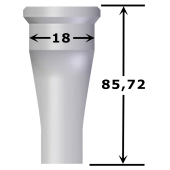 Poinçon rond n°A21922 Ø 8,0 à 18,0 mm
