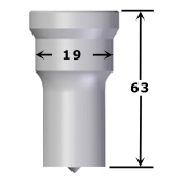 Poinçon rond N°2 Ø 4 à 19 mm