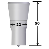 Poinçon rond n°PS2 Ø 4 à 22 mm