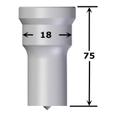 Poinçon rond N°VPS Ø 6,0 à 18,0 mm