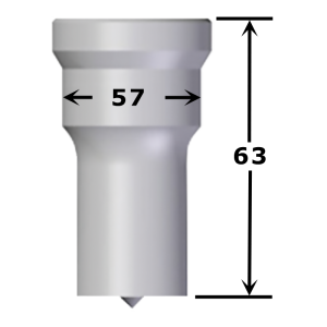 Poinçon rond N°9007 Ø 39 à 57 mm