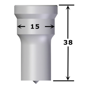 Poinçon rond N°PM1 Ø 3 à 15 mm