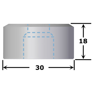 Matrice carrée n°MV30 de 4,2 à 8,7 mm